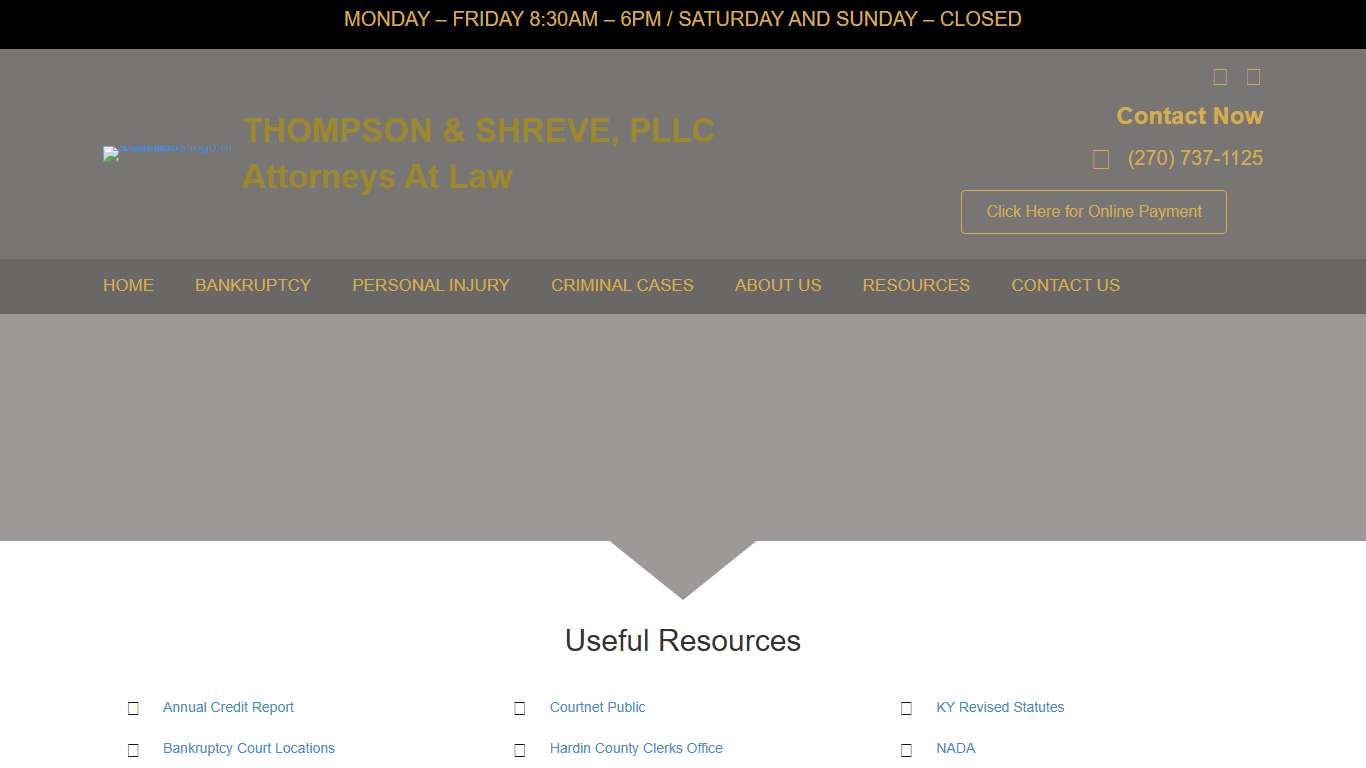 Explore Useful Resources - Thompson & Shreve Law Offices